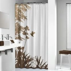 Sealskin Douchegordijn Jungle Zand 200x180 Cm
