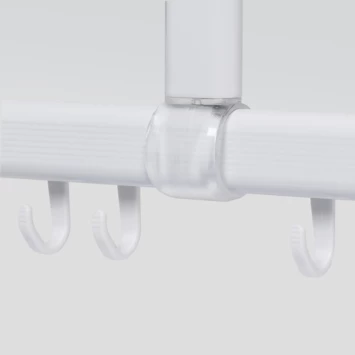 SEALSKIN Douchestang Easy Roll 90x90x90cm Wit - Afbeelding 3