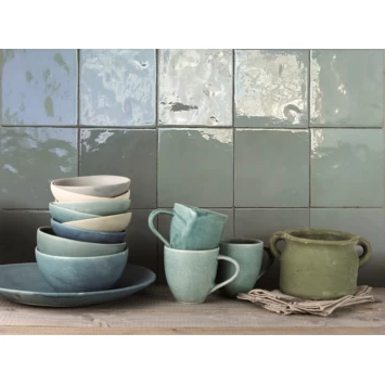 Wandtegel Sava Blauw 13x13 Cm 1m² - Afbeelding 3