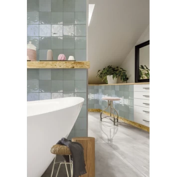 Wandtegel Sava Blauw 13x13 Cm 1m² - Afbeelding 4