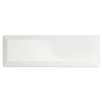 Wandtegel Metro XL Hoogglans Wit 15x45 Cm 1 M²