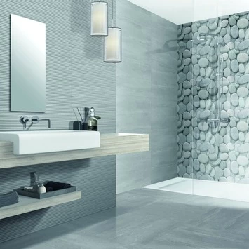 Wandtegel Decor Tiber Wit 20x50 Cm - Afbeelding 3