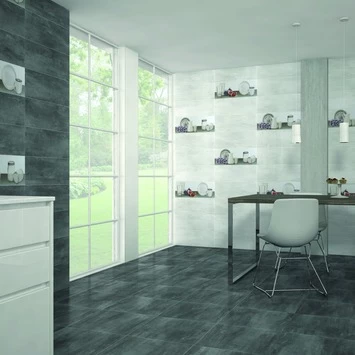 Wandtegel Unika Grafiet 20x60 Cm 1,20 M² - Afbeelding 2