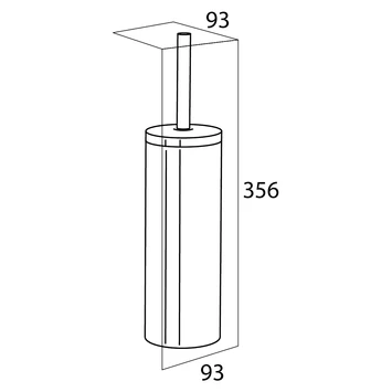 Tiger Boston Toiletborstelgarnituur RVS Glans - Afbeelding 4