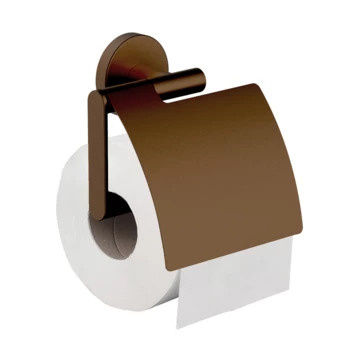 Marho Toiletrolhouder Luxor Met Klep Brons Koper - Afbeelding 2
