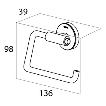 Tiger Toiletrolhouder Urban Zwart - Afbeelding 14