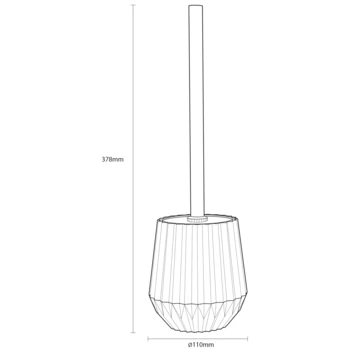 Sealskin Toiletborstel Met Houder Arte Wit - Afbeelding 7