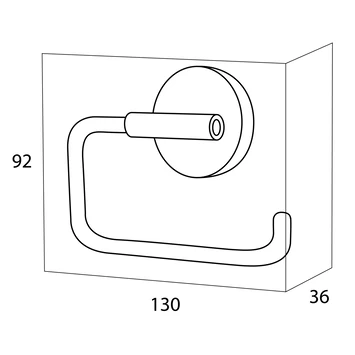 Handson Toiletrolhouder Smart Chroom - Afbeelding 3