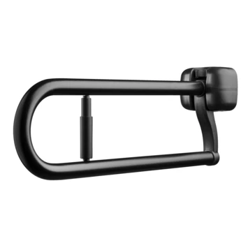 Secucare Wc-rolhouder Tbv Wc-beugel Premium Opklapbaar Zwart - Afbeelding 2