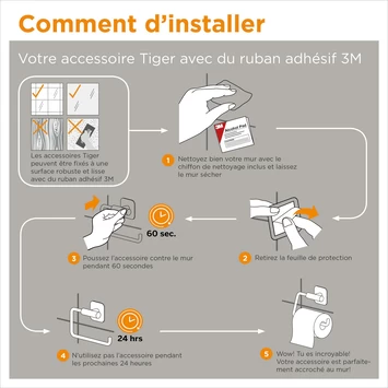 Tiger Wc-rolhouder Tune Zwart - Afbeelding 8