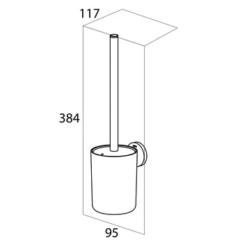 Tiger Toiletborstelhouder Urban Hangend Wit - Afbeelding 11