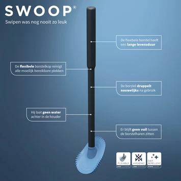 Tiger Toiletborstelhouder Tess Staand Zwart/antraciet - Afbeelding 9