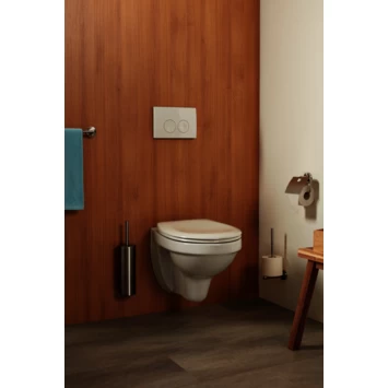 Haceka Toiletrolhouder Kosmos Tec Met Klep Chroom - Afbeelding 4