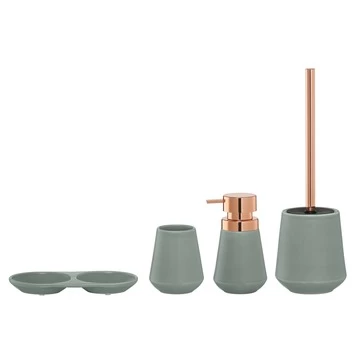 Sealskin Toiletborstelhouder Conical Porselein Groen - Afbeelding 2