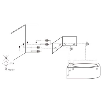 Differnz Cleo Hoekfontein Wit 30X30X10 Cm - Afbeelding 6