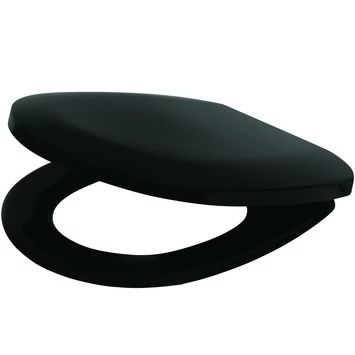 Handson WC Bril Vesa Zwart Kunststof Met Softclose - Afbeelding 2