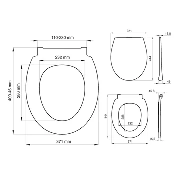 Tiger WC Bril Pasadena Wit Kunststof Met Softclose - Afbeelding 10