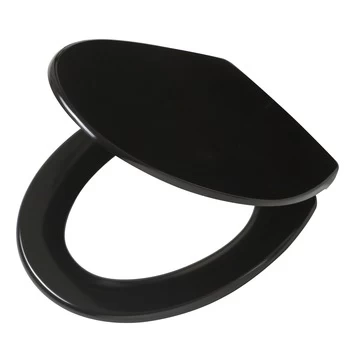 Tiger WC Bril Aiden Zwart Kunststof Met Softclose - Afbeelding 2