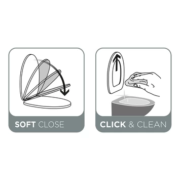 Tiger WC Bril Mason Pergamon Kunststof Met Softclose - Afbeelding 5