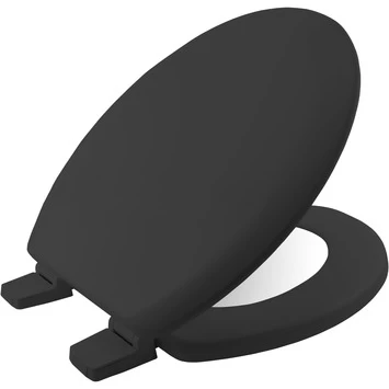 Bemis WC Bril Tacoma Zwart Hout - Afbeelding 2