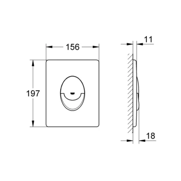 Grohe Bedieningsplaat Start Zwart Mat Voor Solido - Afbeelding 4