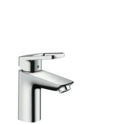 Hansgrohe Wastafelkraan Logis Loop 100 Met Hendel En Waste Chroom